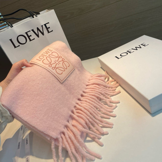 LOEWE 26S SCARF 200 IN WOOL MOHAIR 142602