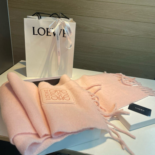 LOEWE 26S SCARF 200 IN WOOL MOHAIR 142602