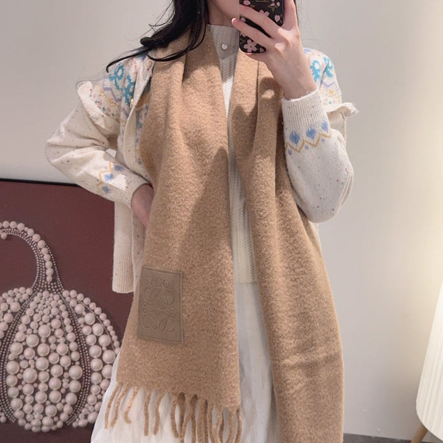 LOEWE 26S SCARF 200 IN WOOL MOHAIR 142592