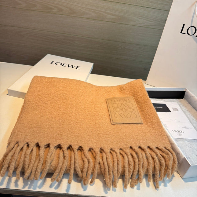 LOEWE 26S SCARF 200 IN WOOL MOHAIR 142592