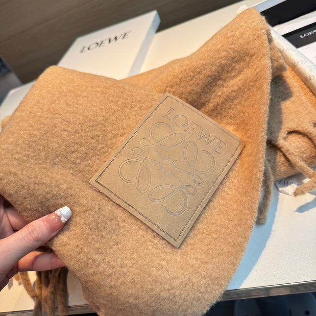 LOEWE 26S SCARF 200 IN WOOL MOHAIR 142592