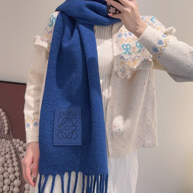 LOEWE 26S SCARF 200 IN WOOL MOHAIR 142593