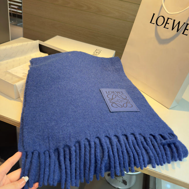 LOEWE 26S SCARF 200 IN WOOL MOHAIR 142593