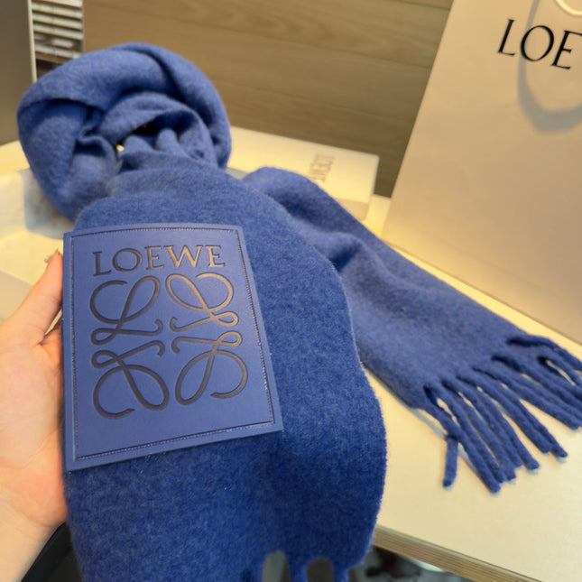 LOEWE 26S SCARF 200 IN WOOL MOHAIR 142593