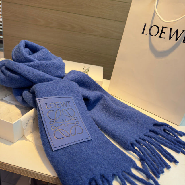 LOEWE 26S SCARF 200 IN WOOL MOHAIR 142593