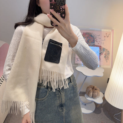 LOEWE 26S SCARF 180 IN CASHMERE WOOL 147440