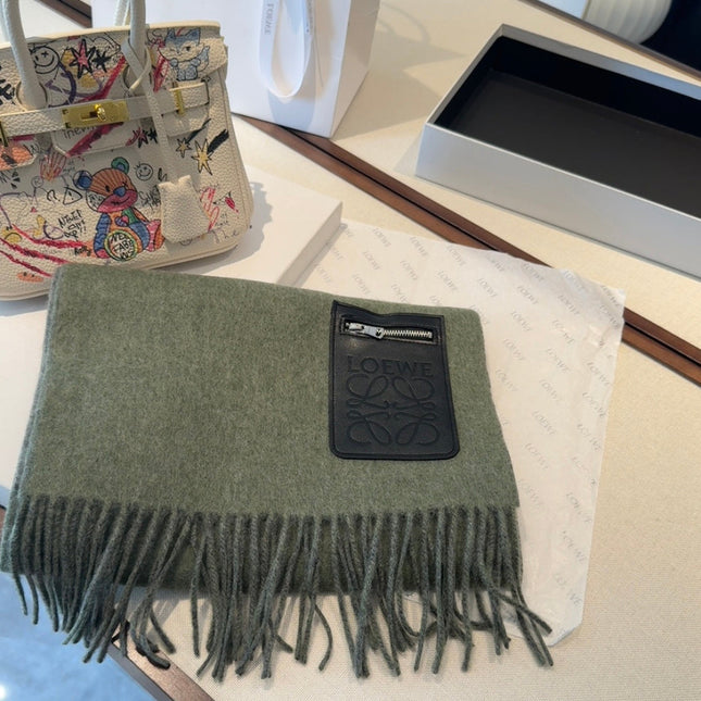 LOEWE 26S SCARF 180 IN CASHMERE WOOL 147441