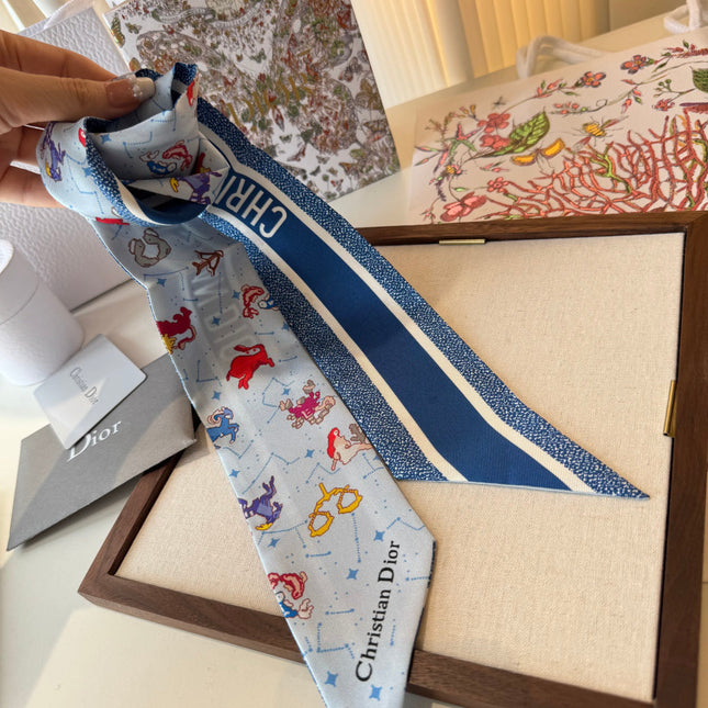 DIOR 26S SCARF 100CM IN SILK 269188
