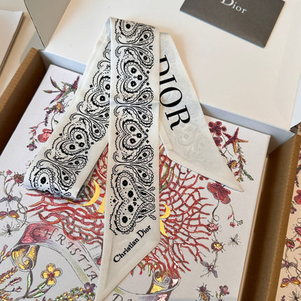 DIOR 26S SCARF 100CM IN SILK 302945