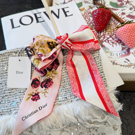 DIOR 26S SCARF 100CM IN SILK 309536