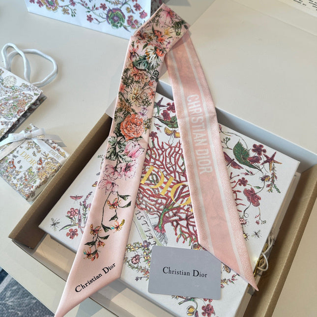 DIOR 26S SCARF 100CM IN SILK 309539