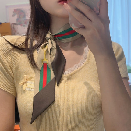 GUCCI 26S SCARF 120 IN SILK 311707