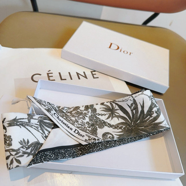 DIOR 26S SCARF 100CM IN SILK 313095