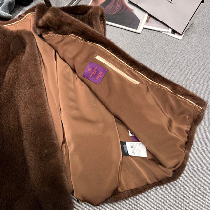 HERMES 25S SLEEVELESS MINK FUR VEST 475