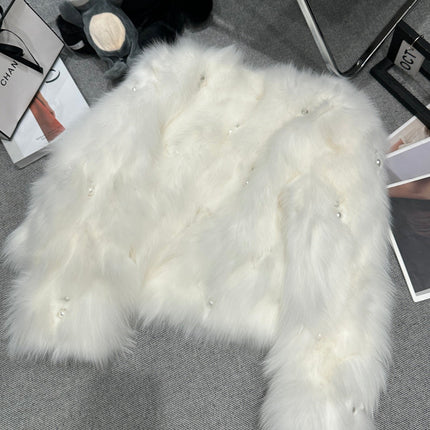 CHANEL 25S FOX FUR JACKET 593