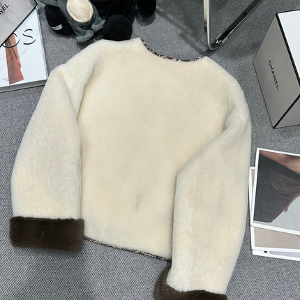 HERMES 25S REVERSIBLE FUR JACKET 473