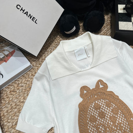 DIOR 26S KNIT POLO SHIRT 1298