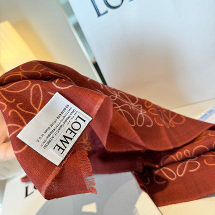 LOEWE 26S SCARF 200 IN CASHMERE SILK 896319