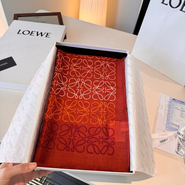 LOEWE 26S SCARF 200 IN CASHMERE SILK 896319
