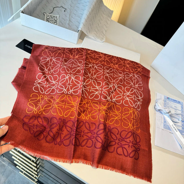 LOEWE 26S SCARF 200 IN CASHMERE SILK 896319
