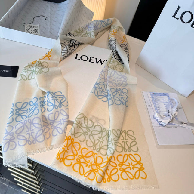LOEWE 26S SCARF 200 IN CASHMERE SILK 896320