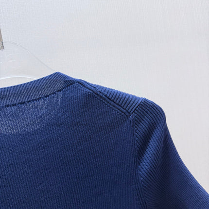 FENDI 26S SHORT-SLEEVE KNIT TOP 372