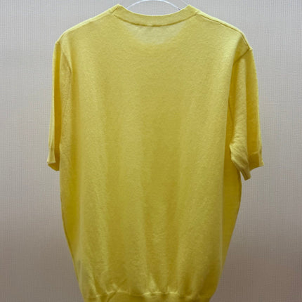 PRADA 26S SHORT-SLEEVE KNIT TOP 1057