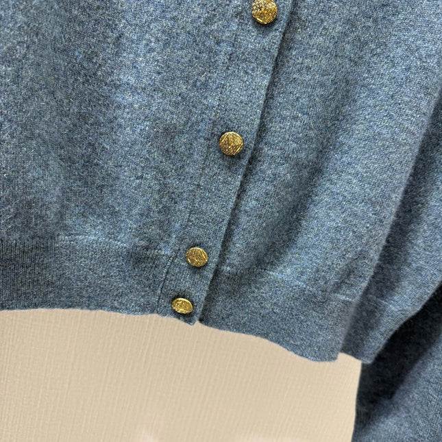 LORO PIANA 26S ROUND-NECK KNIT CARDIGAN 874
