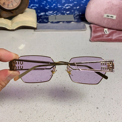 MIUMIU 26S SQUARE FRAME IN METAL 443521