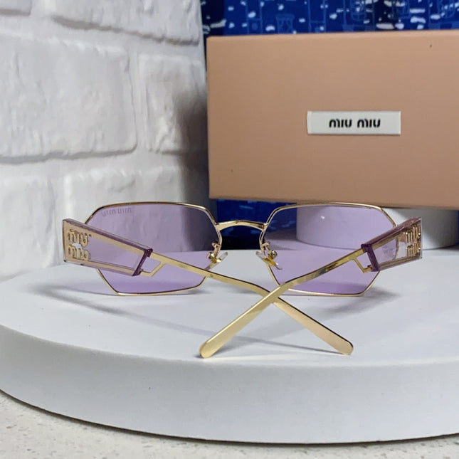 MIUMIU 26S SQUARE FRAME IN METAL 443521
