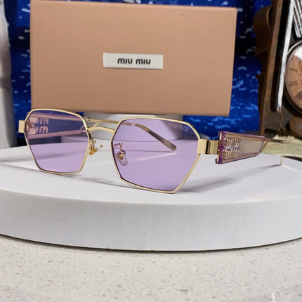 MIUMIU 26S SQUARE FRAME IN METAL 443521