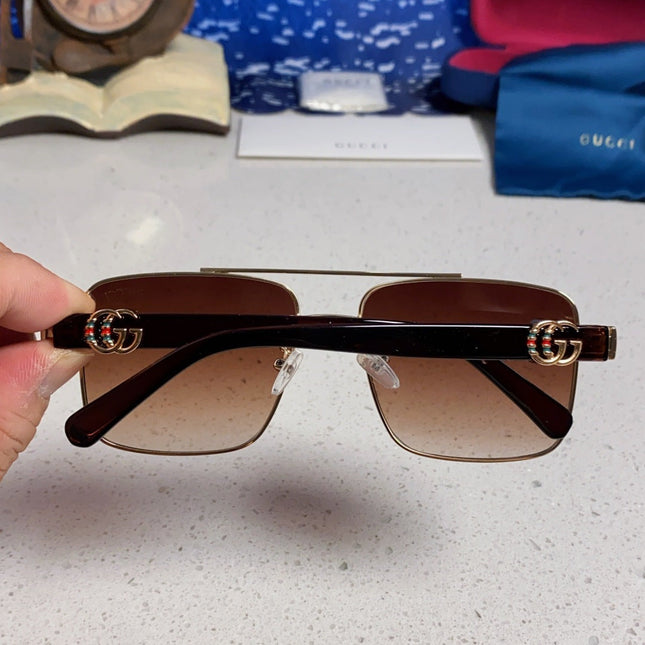 GUCCI 26S SQUARE FRAME IN METAL 426394