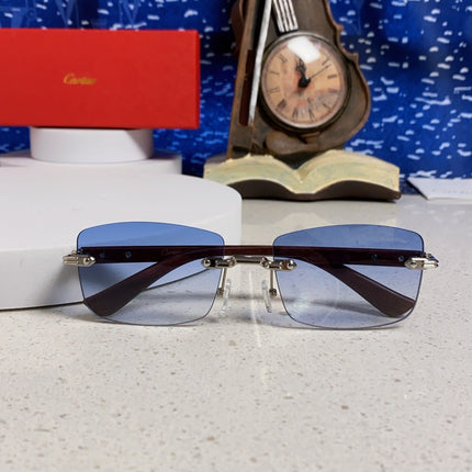 CARTIER 26S RIMLESS FRAME IN METAL 439582