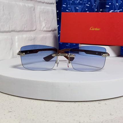 CARTIER 26S RIMLESS FRAME IN METAL 439582