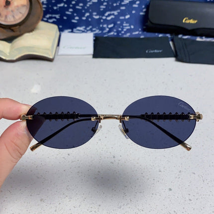 CARTIER 26S OVAL FRAME IN METAL 434044
