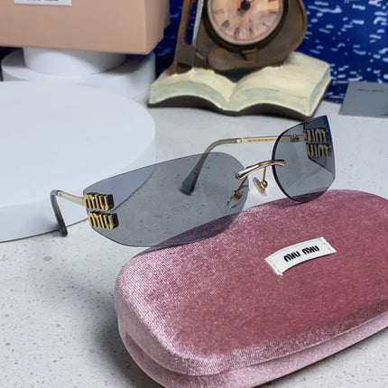 MIUMIU 26S SHIELD FRAME IN METAL 436116