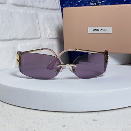 MIUMIU 26S SHIELD FRAME IN METAL 436117