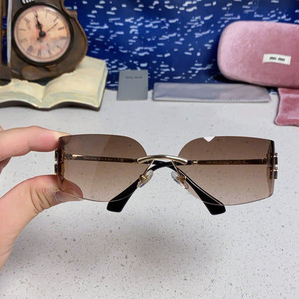 MIUMIU 26S SHIELD FRAME IN METAL 436118