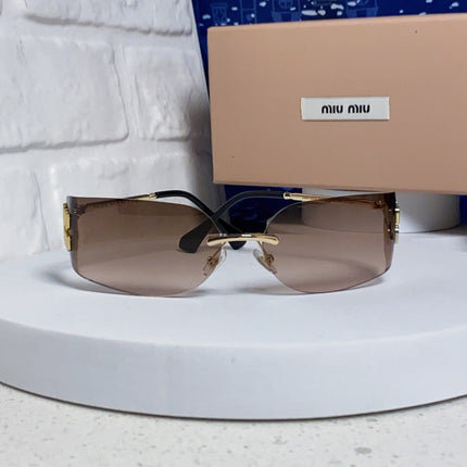 MIUMIU 26S SHIELD FRAME IN METAL 436118