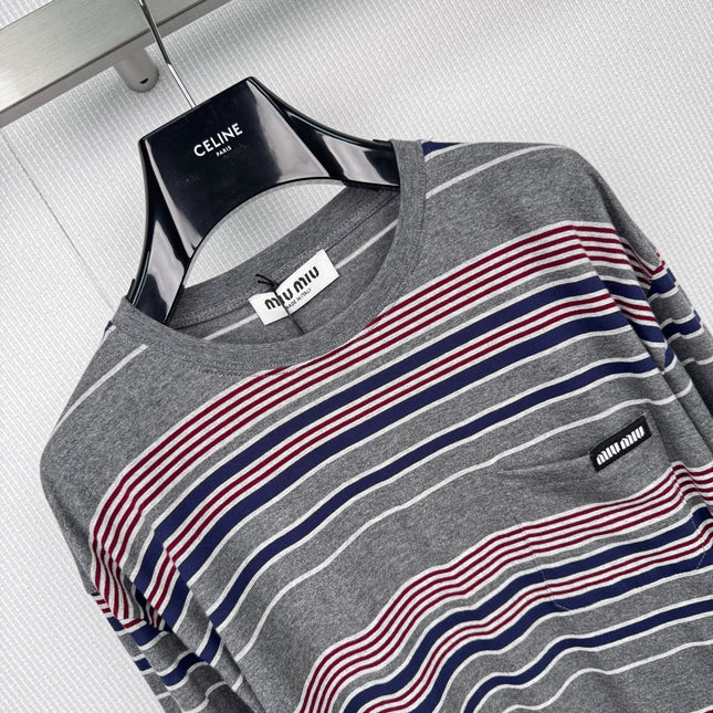 MIUMIU LONG-SLEEVE T-SHIRT STYLE 554