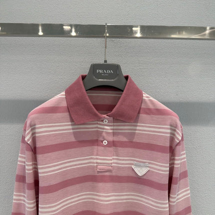 PRADA 26S LONG SLEEVED POLO SHIRT 820