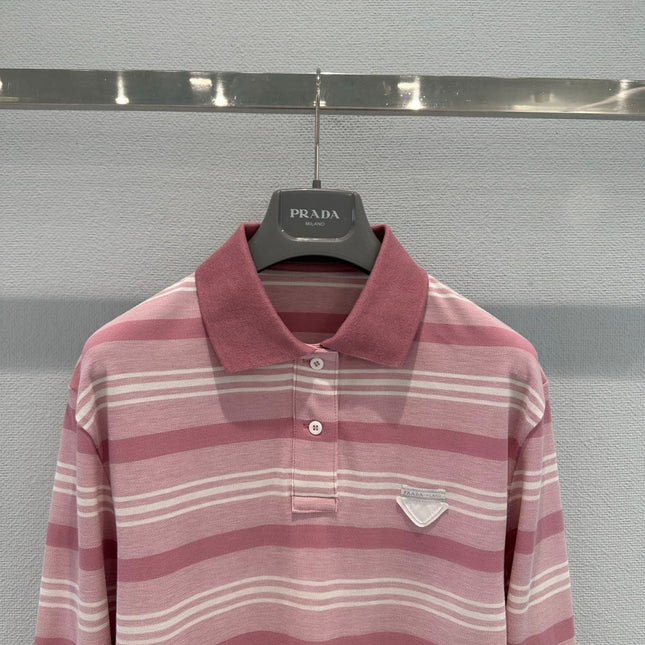 PRADA 26S LONG SLEEVED POLO SHIRT 820