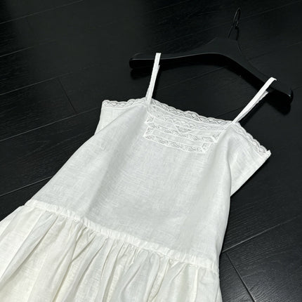 PRADA 26S LINEN SLIP DRESS 1043