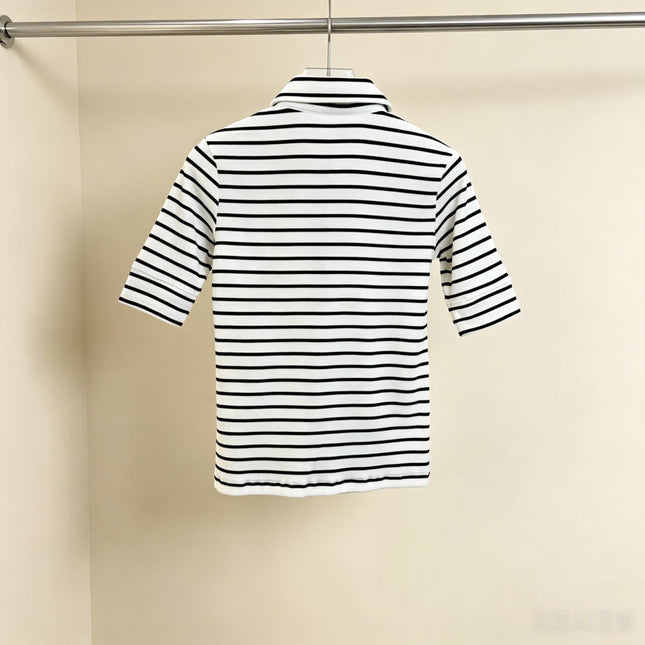 CELINE 26S STRIPED POLO SHIRT 448