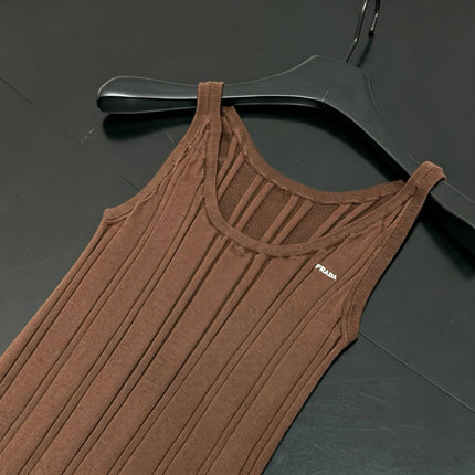PRADA 26S RIBBED KNIT TANK TOP 1150