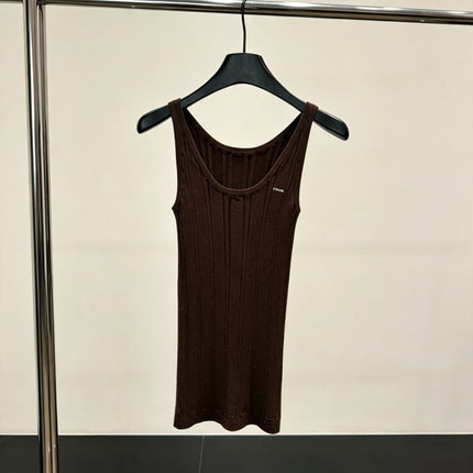 PRADA 26S RIBBED KNIT TANK TOP 1150