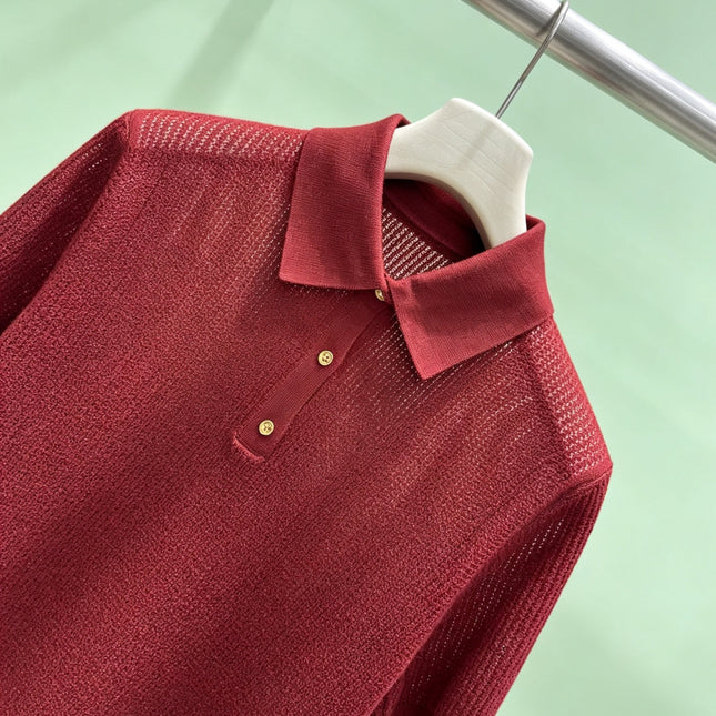 LORO PIANA 26S KNIT POLO SHIRT 870