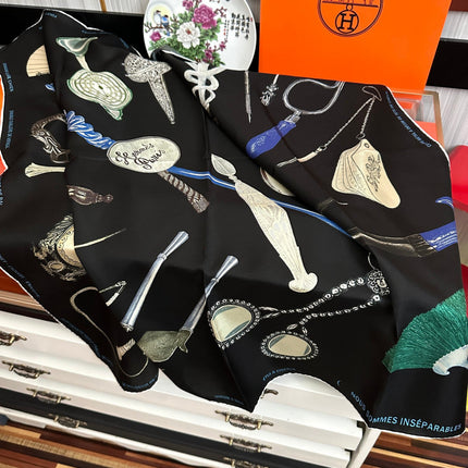 HERMES 26S SCARF 90 IN SILK 492530