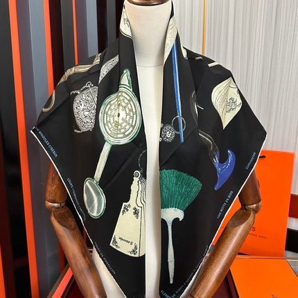 HERMES 26S SCARF 90 IN SILK 492530
