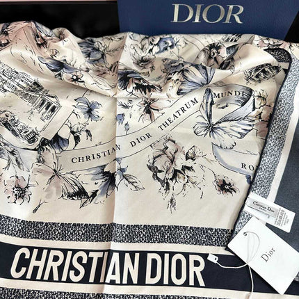 DIOR 26S SCARF 90 IN SILK 511169